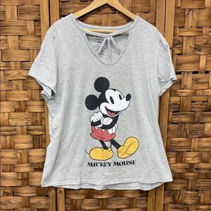 Disney Mickey Mouse Light Gray Tee
